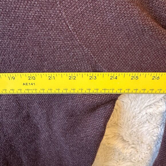Nordstrom Mens Shop Sweater XL Wool Blend Maroon Long Sleeve - Picture 9 of 9